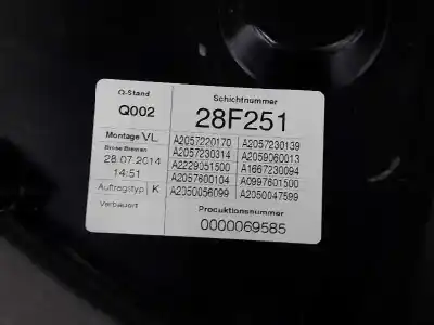 Second-hand car spare part driver left window regulator for clase c clase c lim. 2.1 cdi oem iam references 2057205023  a2057220170 a2057230314 a2229051500 a2057600104 a2050056099