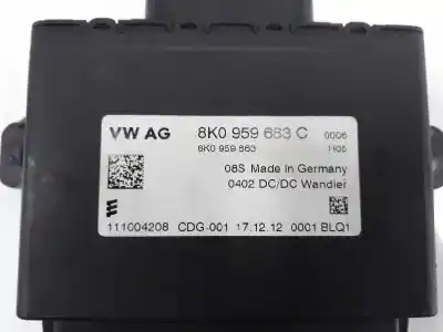 Автозапчасти б/у электронный модуль за seat toledo iv (kg3) 1.6 tdi ссылки oem iam 8k0959663c  111004208 Автозапчасти б/у электронный модуль за seat toledo iv (kg3) 1.6 tdi ссылки oem iam 8k0959663c  111004208