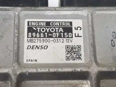 Second-hand car spare part ecu engine control for toyota verso 2.0 d-4d oem iam references 896610f150 md2759000312 