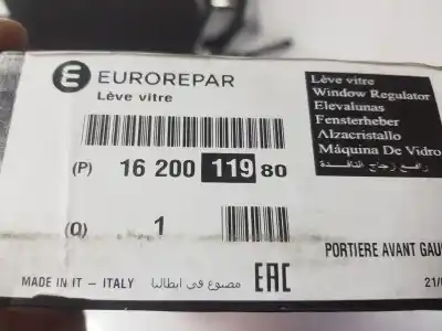 Second-hand car spare part driver left window regulator for renault grand modus 1.5 dci diesel 65 cv / 48 kw oem iam references 1620011980  1620011980