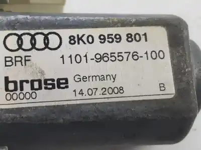 Автозапчастина б/у двигатель переднього ліва вікна для audi a4 b8 (8k2) 1.8 tfsi посилання на oem iam 8t0959801a  8t0959801a