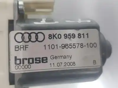 Автозапчастина б/у двиг скла задне ліво для audi a4 b8 (8k2) 1.8 tfsi посилання на oem iam 8k0959811  8k0959811