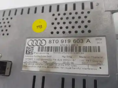 Автозапчасти б/у многофункциональный дисплей за audi a4 b8 (8k2) 1.8 tfsi ссылки oem iam 8t0919603a  8t0919603a
