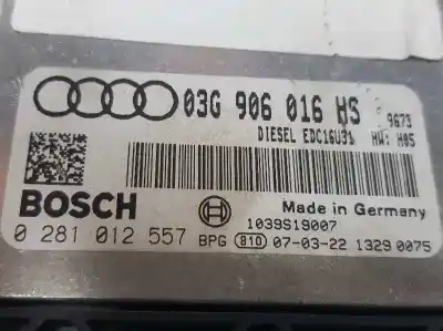 Автозапчастина б/у ебу контролер двигуна для audi a6 c6 (4f2) 2.0 tdi посилання на oem iam 03g906016hs  0281012557
