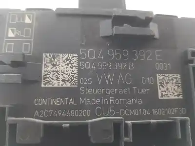 Second-hand car spare part electronic module for seat leon st (5f8) 1.6 tdi oem iam references 5q4959392e  5q4959392e