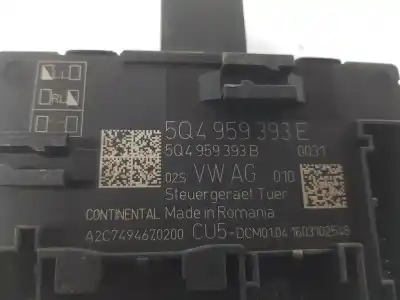 Second-hand car spare part electronic module for seat leon st (5f8) 1.6 tdi oem iam references 5q4959393e  5q4959393e
