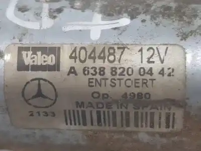 Автозапчастина б/у двигатель заднього склоочисника для mercedes-benz vito (w638) caja cerrada 2.2 16v cdi turbodiesel cat посилання на oem iam a6388200442  a6388200442