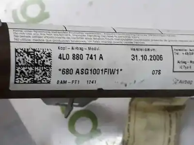 Автозапчастина б/у передня ліва подушка безпеки для audi q7 (4l) 3.0 v6 24v tdi посилання на oem iam 4l0880741a  4l0880741a
