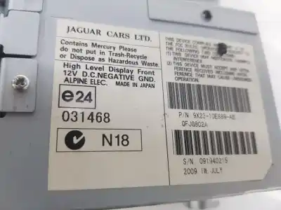 Second-hand car spare part multifunction display for jaguar xf 3.0 v6 d oem iam references 9x2310e889ab  c2z12080