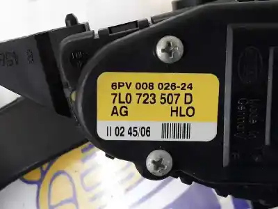 Second-hand car spare part accelerator pedal for audi q7 (4l) 3.0 v6 24v tdi oem iam references 7l0723507d  6pv00802624