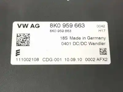 Автозапчастина б/у електронний модуль для audi q7 3.0 v6 24v tdi посилання на oem iam 8k0959663  8k0959663