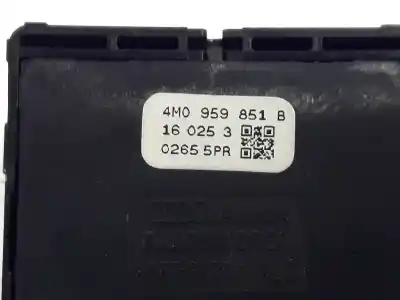 Автозапчасти б/у выключатель левого переднего окна за audi a4 b9 (8w2, 8wc) 2.0 tdi ссылки oem iam 4m0959851b  4m0959851b