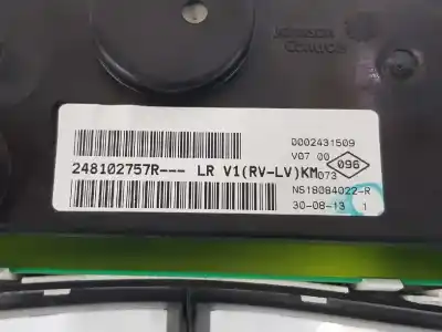 Автозапчастина б/у ПАНЕЛЬ ІНСТРУМЕНТІВ для DACIA DOKKER  Посилання на OEM IAM 248102757R  248102757R