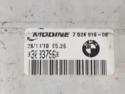 Peça sobressalente para automóvel em segunda mão intercooler por bmw 1 coupé (e82) 118 d referências oem iam 7524916  17517524916
