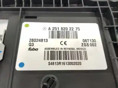 Second-hand car spare part antenna for clase c clase m 3.0 cdi oem iam references a2518202275  2518202275