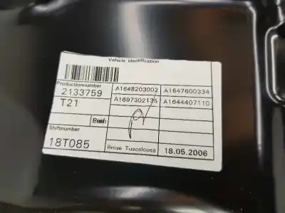 Second-hand car spare part rear left window regulator for clase c clase m 3.0 cdi oem iam references a1647303179  1647303179