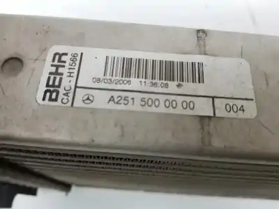 Tweedehands auto-onderdeel intercooler voor clase c clase m 3.0 cdi oem iam-referenties a2515000000  2515000000