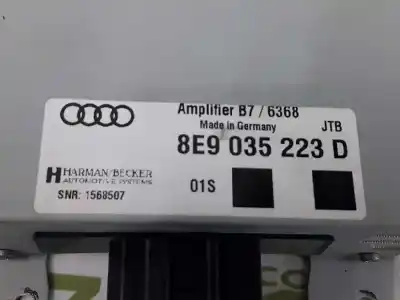 Second-hand car spare part antenna amplifier for audi a4 b7 avant (8ed) 2.0 tdi 16v oem iam references 8e9035223d  8e9035382