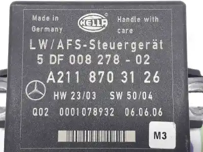 Second-hand car spare part light control unit for clase c clase r 3.0 cdi oem iam references a2118703126  2118703126