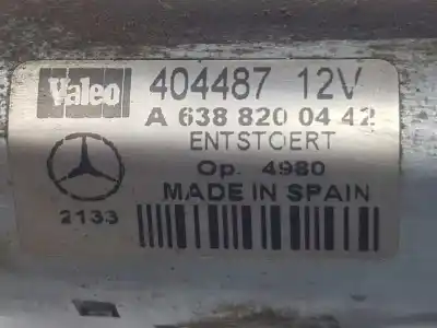 Автозапчастина б/у двигатель заднього склоочисника для mercedes-benz vito (w638) caja cerrada 2.2 16v cdi turbodiesel cat посилання на oem iam a6388200442  a6388200442