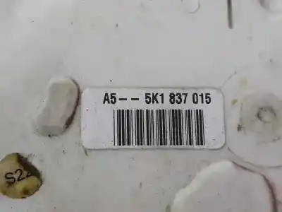 Автозапчастина б/у замок передніх дверей лівий для volkswagen golf vi variant (aj5) 1.6 tdi dpf посилання на oem iam 5k1837015  5k1837015h