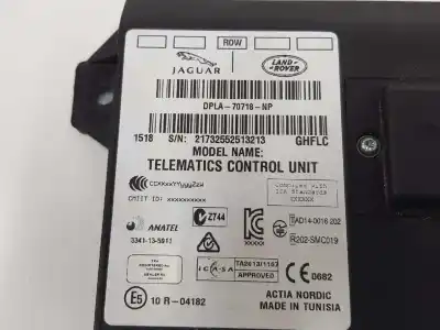 Second-hand car spare part electronic module for jaguar xe (x760) 2.0 d oem iam references dpla70718np  dpla70718np