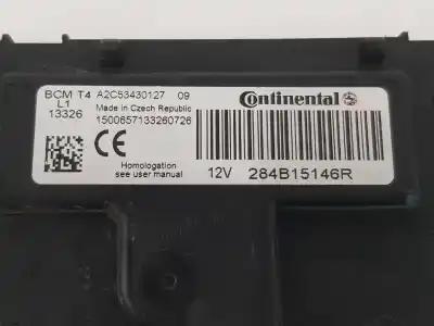 Peça sobressalente para automóvel em segunda mão módulo de confort / bsi /bcm por dacia dokker 1.6 cat (bivalent. gasolina / gpl) referências oem iam 284b15146r  284b15146r