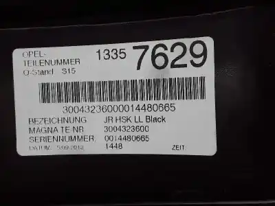 Автозапчастина б/у бардачок для opel adam (m13) 1.4 посилання на oem iam 13357629  39076782