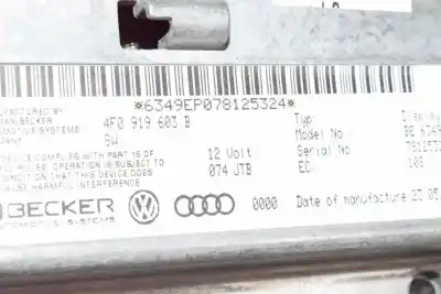 Second-hand car spare part multifunction display for audi q7 (4l) 3.0 v6 24v tdi oem iam references 4f0919603b  8t0919603c
