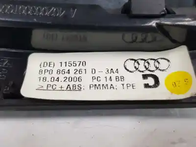 Pièce détachée automobile d'occasion pommeau de levier de vitesses pour audi a3 (8p) 1.9 tdi références oem iam 8p0863261d 8p0863278bq 