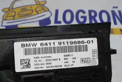 Peça sobressalente para automóvel em segunda mão comando de sofagem (chauffage / ar condicionado) por bmw 3 (e90) 318 d referências oem iam 64119119686  64119199259