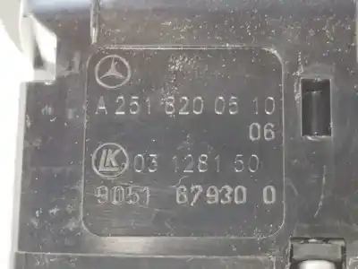 Second-hand car spare part right front power window switch for clase c clase m 3.0 cdi oem iam references a2518200510