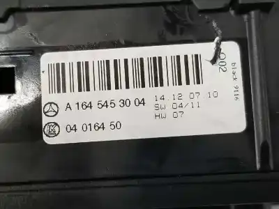 Second-hand car spare part headlights switch for clase c clase m 3.0 cdi oem iam references a1645453004  1645453004