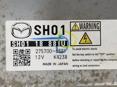Second-hand car spare part ecu engine control for mazda cx5 ke style 2wd oem iam references sh0118881u  2757006381