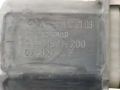 Second-hand car spare part rear left window motor for clase c clase m 3.0 cdi oem iam references a2518200108  2518200108