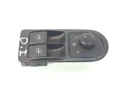 Peça sobressalente para automóvel em segunda mão botão / interruptor elevador vidro dianteiro esquerdo por volkswagen t5 transporter 2.0 tdi referências oem iam 7e0959855a