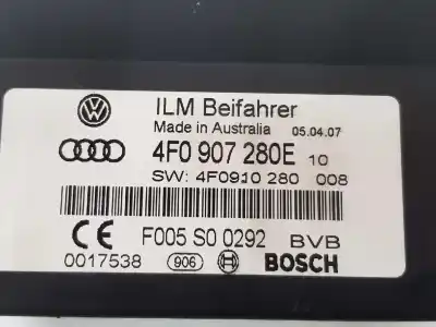 Second-hand car spare part electronic module for audi q7 (4l) 4.2 v8 32v tdi biturbo 326 cv / 240 kw oem iam references 4f0907280e  4f0907280e