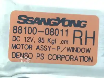 Автозапчасти б/у мотор стекла переднего правого за ssangyong rexton / rexton ii (gab_) 2.7 xdi 4x4 ссылки oem iam 8810008011  8810008011