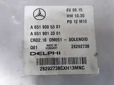 Автозапчастина б/у ебу контролер двигуна для mercedes-benz clase e (w212) lim. 2.1 cdi cat посилання на oem iam a6519005301  a6519013301