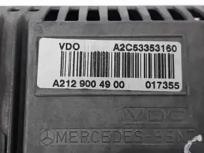 Second-hand car spare part multifunction display for clase c clase e lim. 2.1 cdi oem iam references a2c53353160  a2129004900