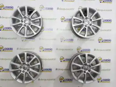 Pezzo di ricambio per auto di seconda mano cerchione in lega per seat leon 1.9/tdi-pd-(bxe)-5p-105cv riferimenti oem iam 5p0601025 6.5 x 16h2et50 16 pulgadas 