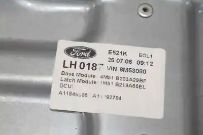Автозапчастина б/у регулятор вікна передній лівий для ford focus ii sedán (db_, fch, dh) 1.8 tdci посилання на oem iam 1252621  3m51232a00aa