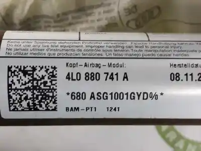 Автозапчастина б/у передня ліва подушка безпеки для audi q7 (4l) 3.0 v6 24v tdi посилання на oem iam 4l0880741a  4l0880741a