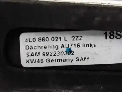 Автозапчастина б/у бруски для даху для audi q7 (4l) 3.0 v6 24v tdi посилання на oem iam 4l0860022q  4l0860022q