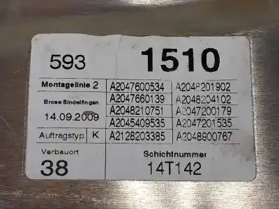 Second-hand car spare part driver left window regulator for clase c clase c berlina 2.2 cdi oem iam references 2127201579  981692105