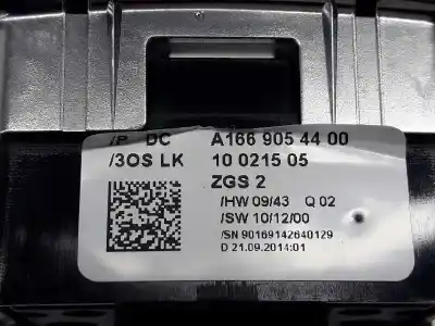 Second-hand car spare part left front power window switch for clase c clase gla 2.1 cdi oem iam references a1669054400  10021505