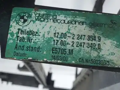 Peça sobressalente para automóvel em segunda mão suporte por bmw 5 (e39) 520 d referências oem iam 17112247356  17112247356