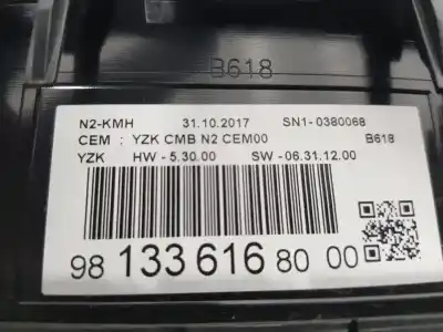 Автозапчасти б/у приборная доска за citroen c3 (s desde 09/2009) 1.2 12v ссылки oem iam 9813361680