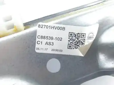 Автозапчасти б/у регулятор стекла заднего левого за nissan qashqai ii suv (j11, j11_) 1.2 dig-t ссылки oem iam 82701hv00b  82701hv00b