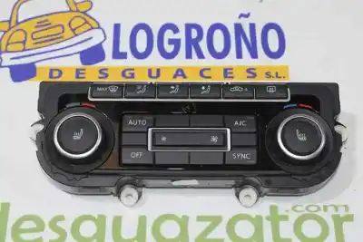 Peça sobressalente para automóvel em segunda mão comando de sofagem (chauffage / ar condicionado) por volkswagen golf vi 2.0 16v tsi referências oem iam 5k0907044hbzju